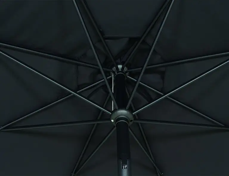Siena Garden Mittelstockschirm Isa anthrazit Ø 300 cm Siena Garden Mittelstockschirm Isa anthrazit Ø 300 cm
