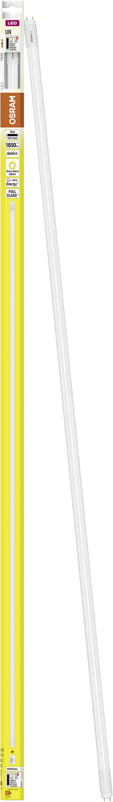 Osram LED Röhre T8 1,2 m G13 18 W warmweiß