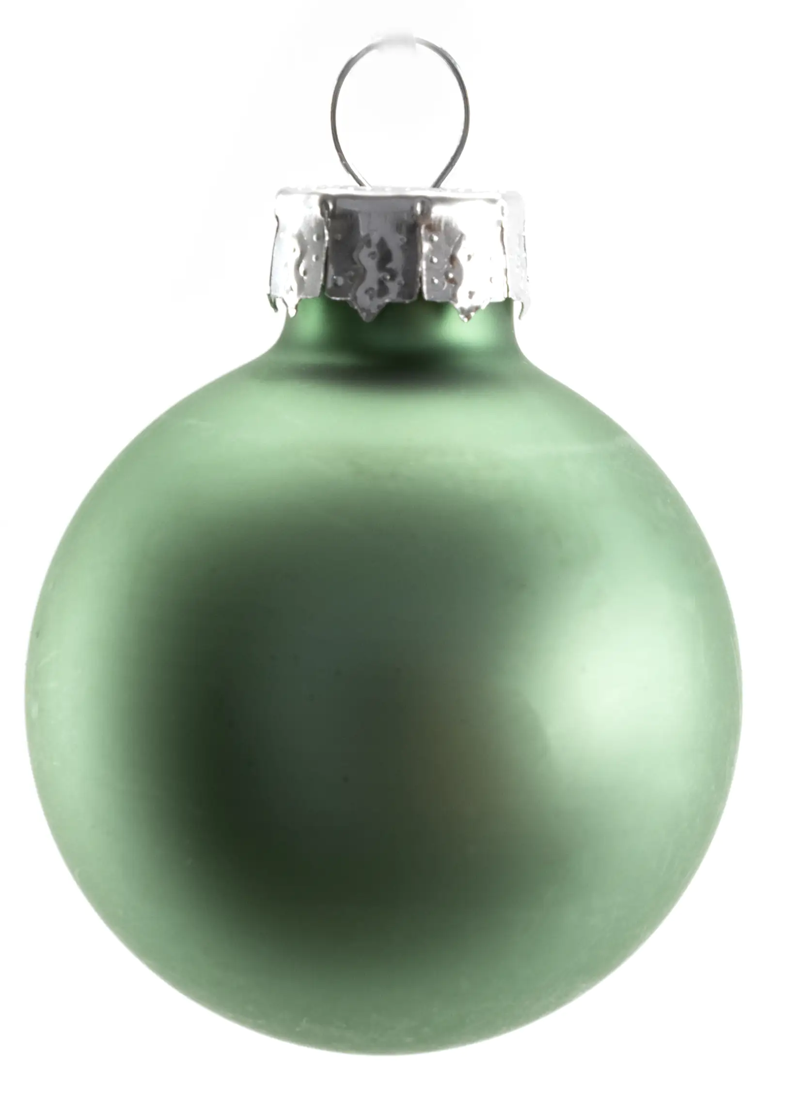 TrendLine Weihnachtskugeln aus Glas Ø 3,5 cm salbeigrün 16 Stück