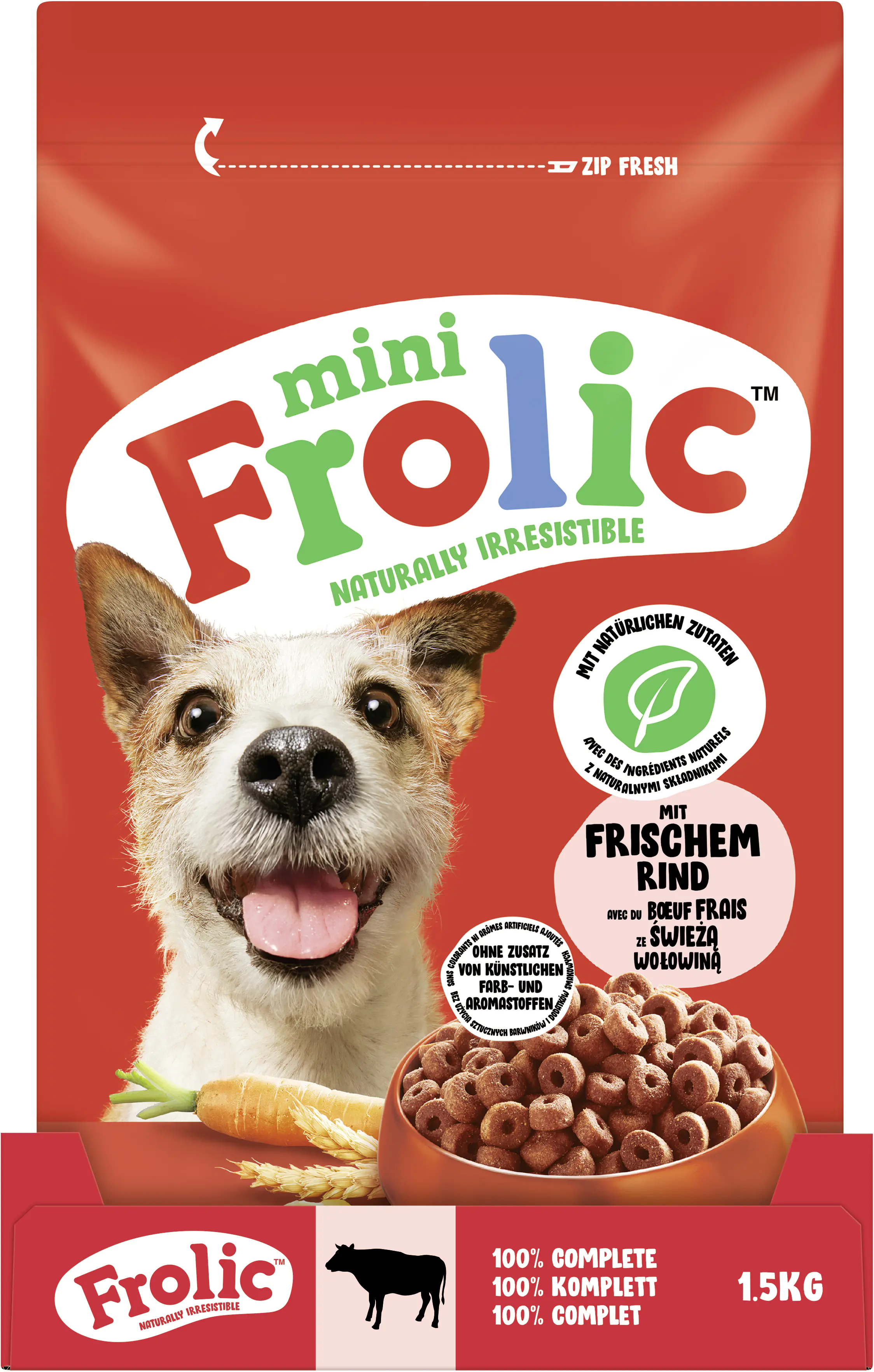 Frolic Trockenfutter Mini Rind 1,5 kg Frolic Trockenfutter Mini Rind 1,5 kg