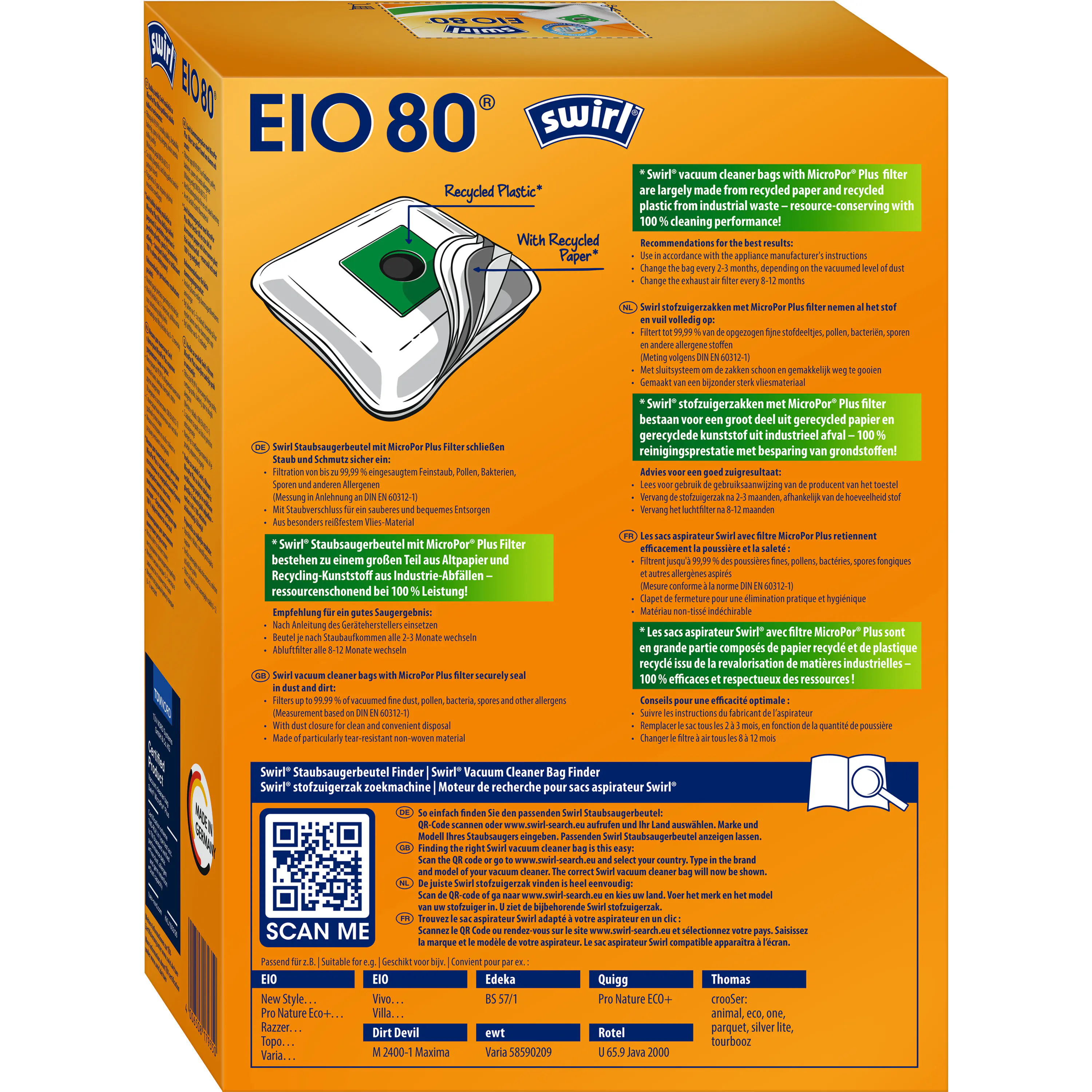Swirl® EIO 80  MicroPor® Plus