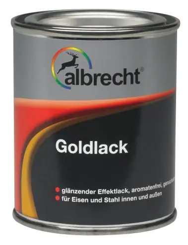 4002364302413 Albrecht Goldlack 125 ml gold