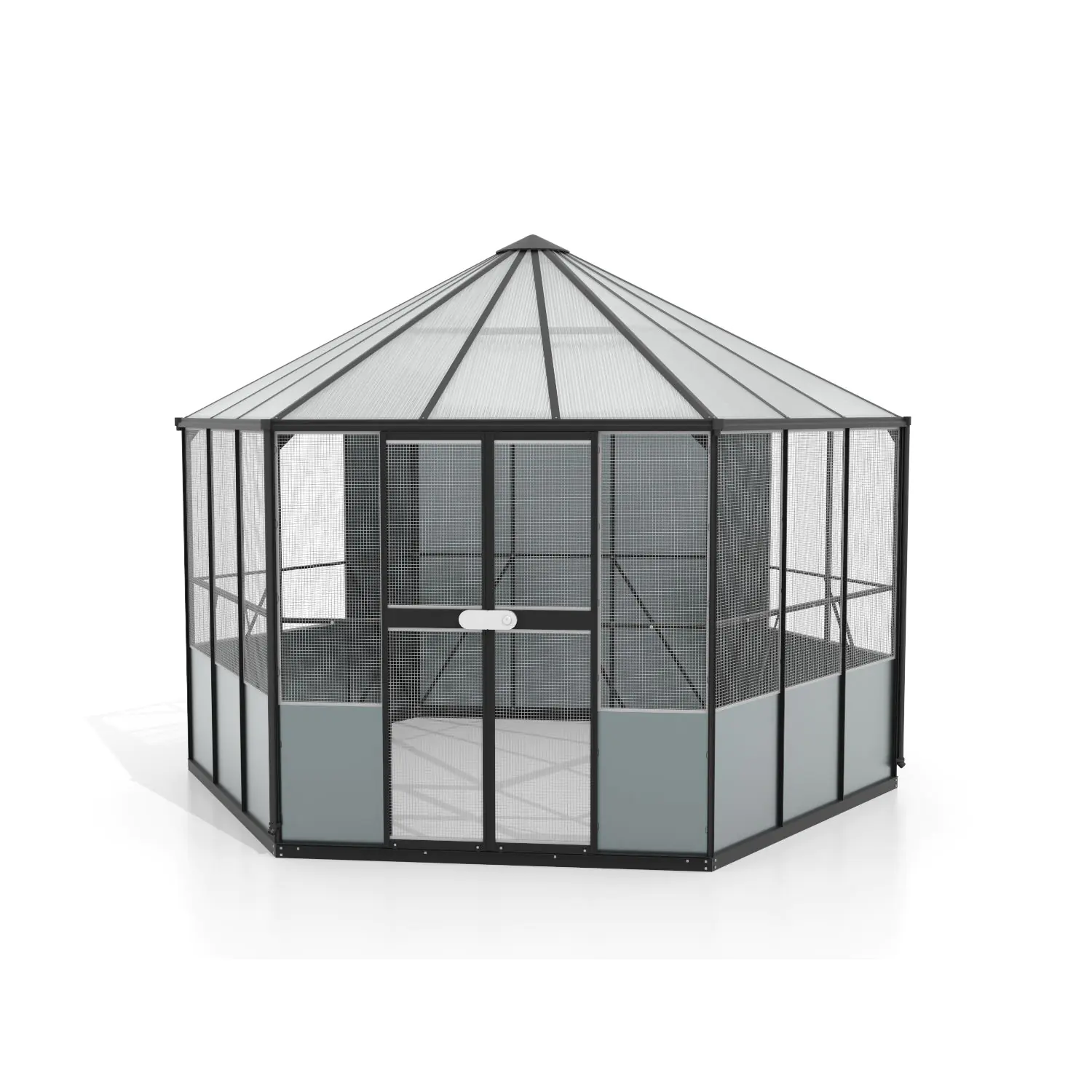Vitavia Vogelvoliere Circus 9000, schwarz, 9,0 m²