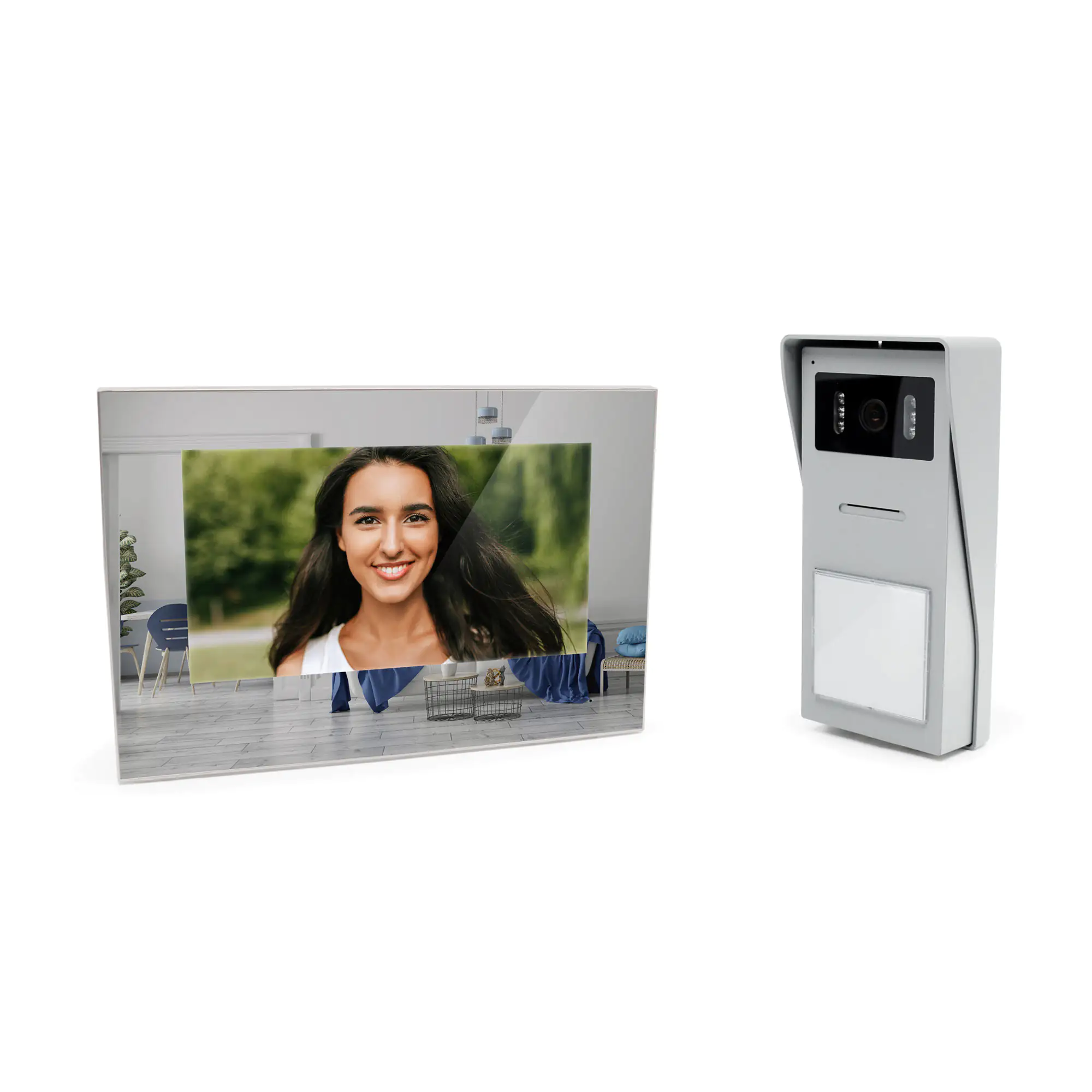 Avidsen Video Türsprechanlage 7-Zoll Yiva 2+ 2-Draht-Technik, Türöffner