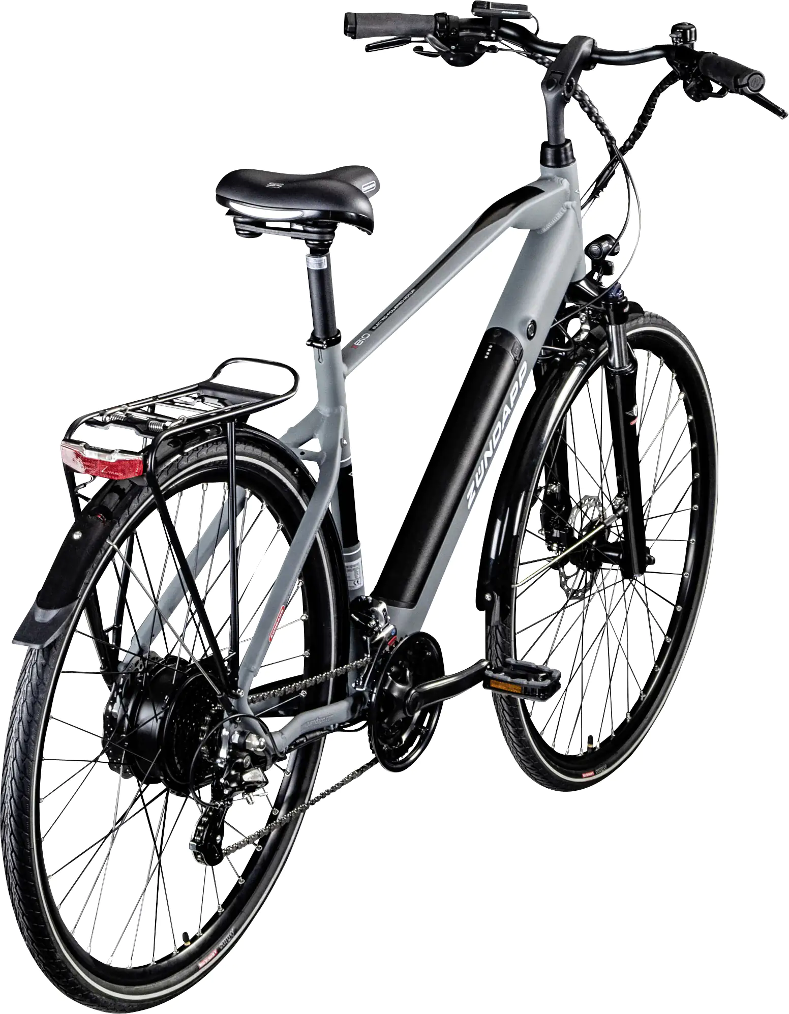 Zündapp E-Bike Trekking Z810 Herren 28 Zoll 24-Gang 417 Wh grau