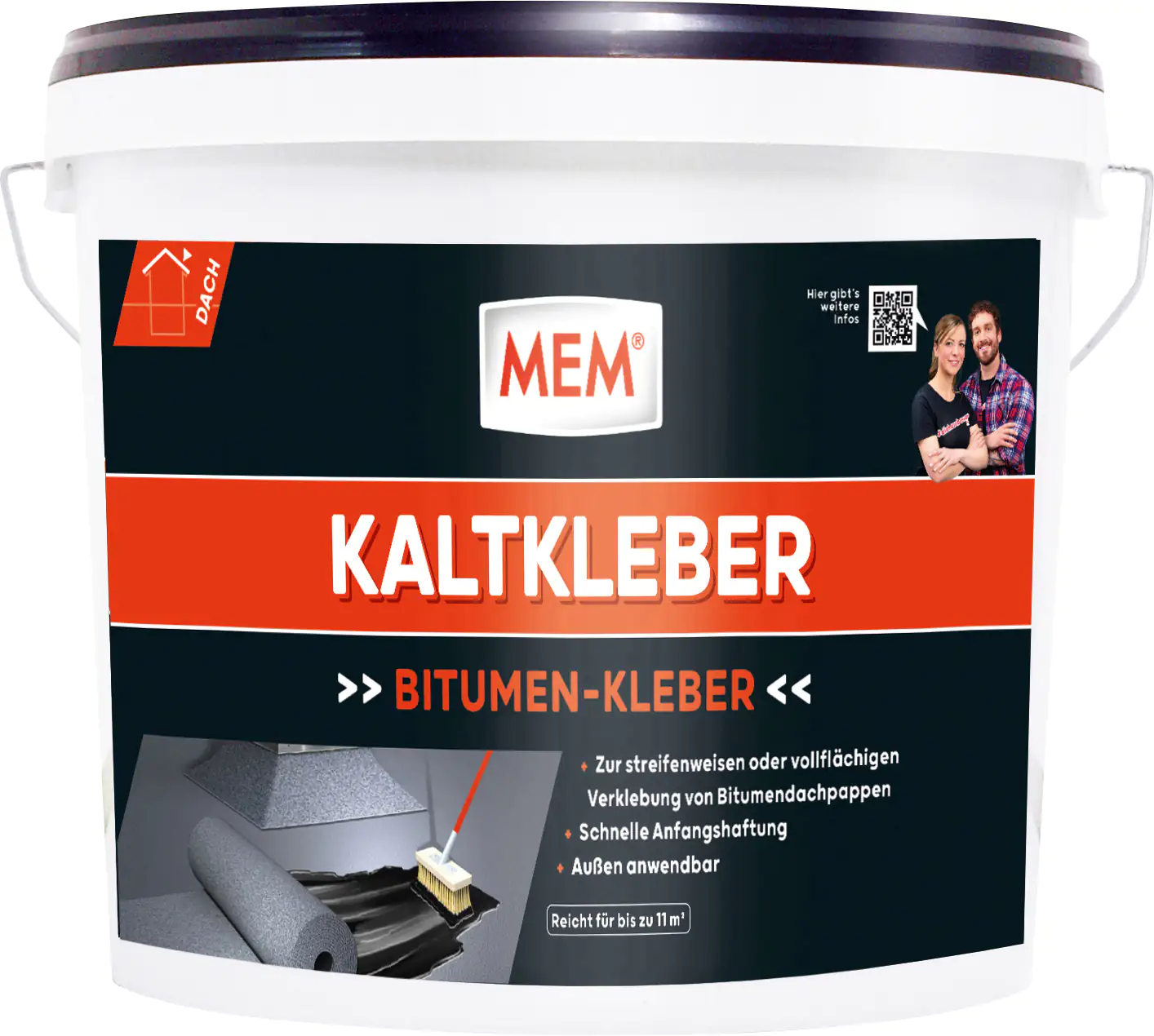 MEM Bitumen Kaltkleber 6,5 kg