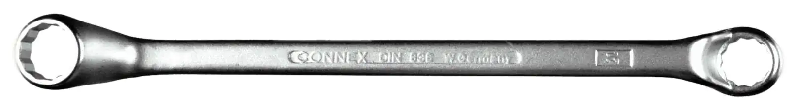 Ringschlüssel 18 x 19 mm gekröpft Chrom-Vanadium-Stahl