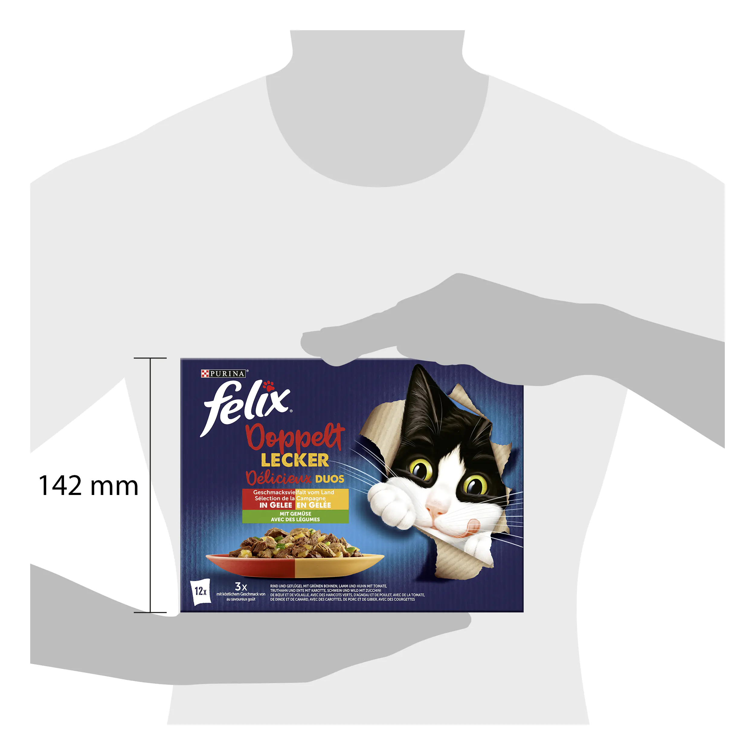 Felix So gut wie es aussieht Doppelt Lecker Rind & Geflügel 12x 85g Felix So gut wie es aussieht Doppelt Lecker Rind & Geflügel 12x 85g