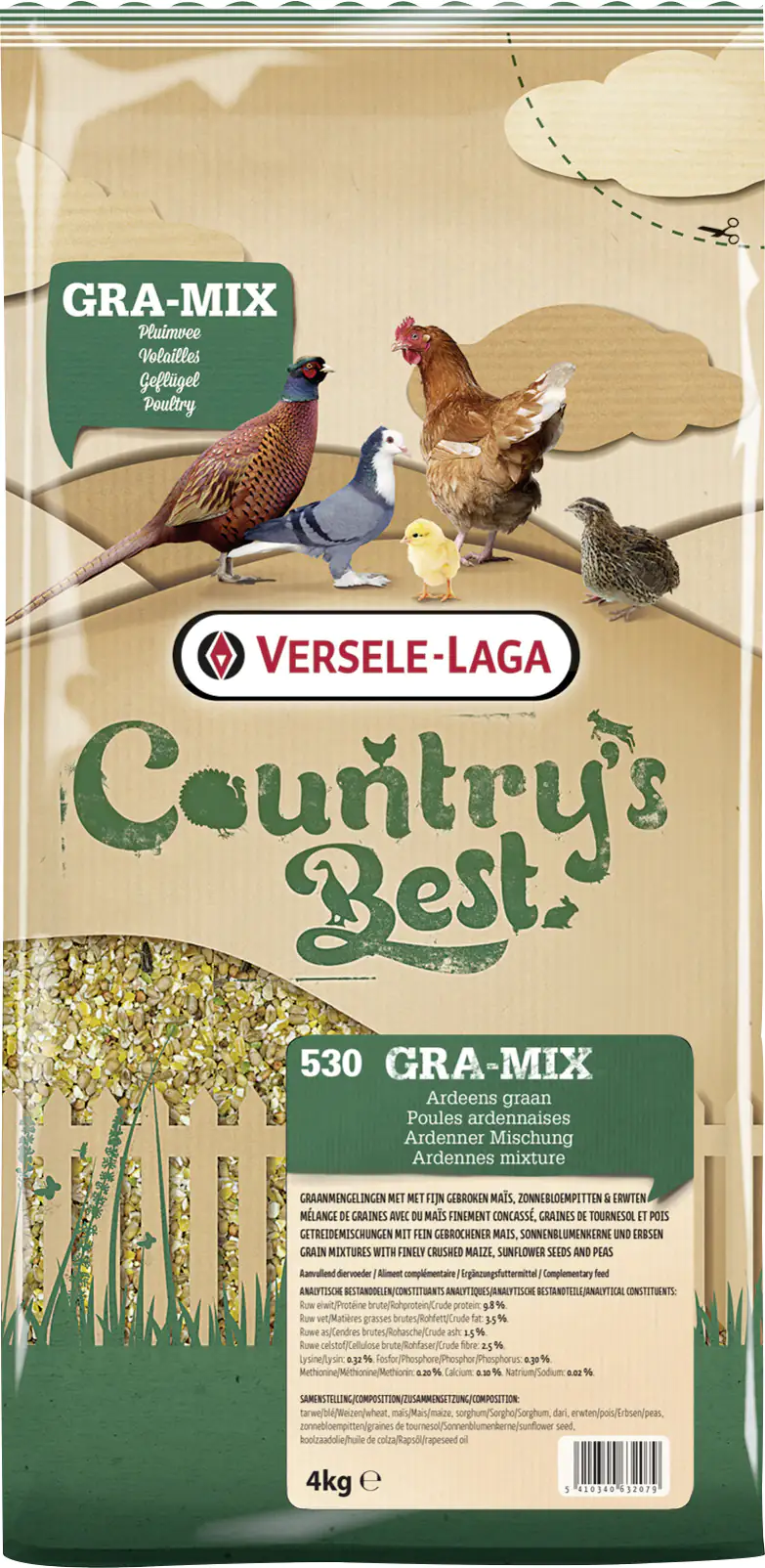 Country's Best Geflügelfuttermix Ardenner Mischung 4 kg