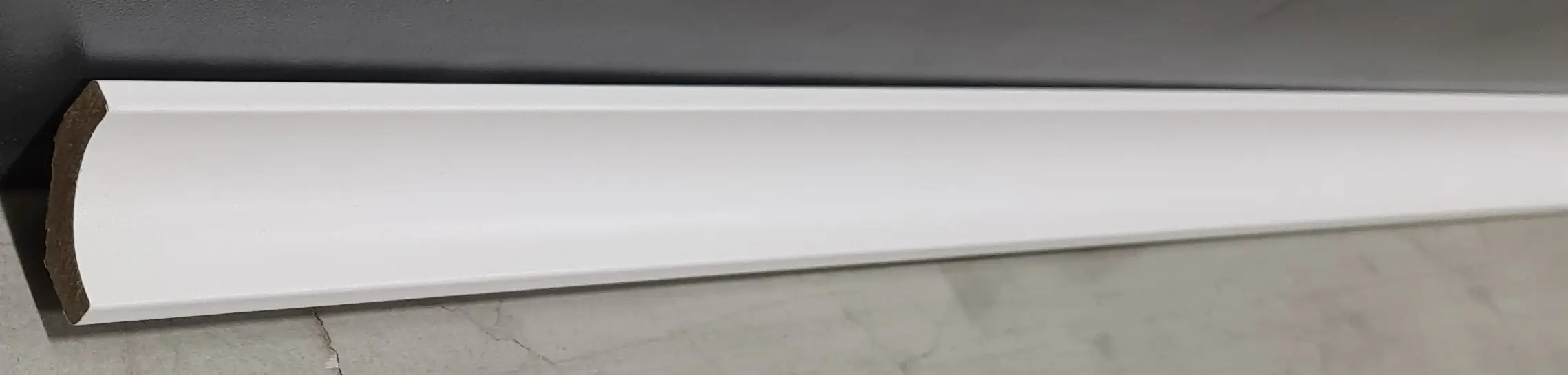 B.S. Bauprogramm Hohlkehlleiste 250 cm 24 x 24 mm weiß