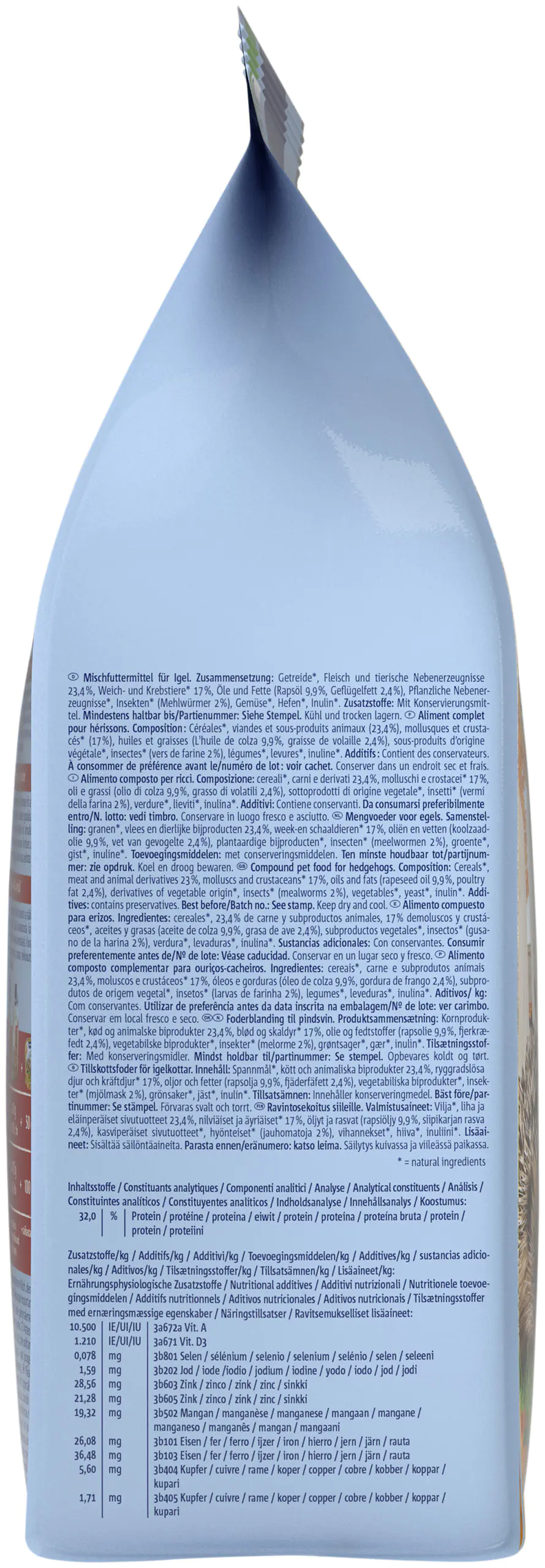 Vitakraft Igelfutter Menü 2,5 kg Vitakraft Igelfutter Menü 2,5 kg