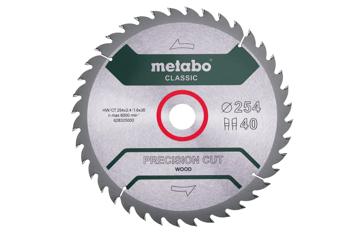 Metabo Kreissägeblatt precision cut wood-classic Ø 254 mm Bohrung Ø 30 mm