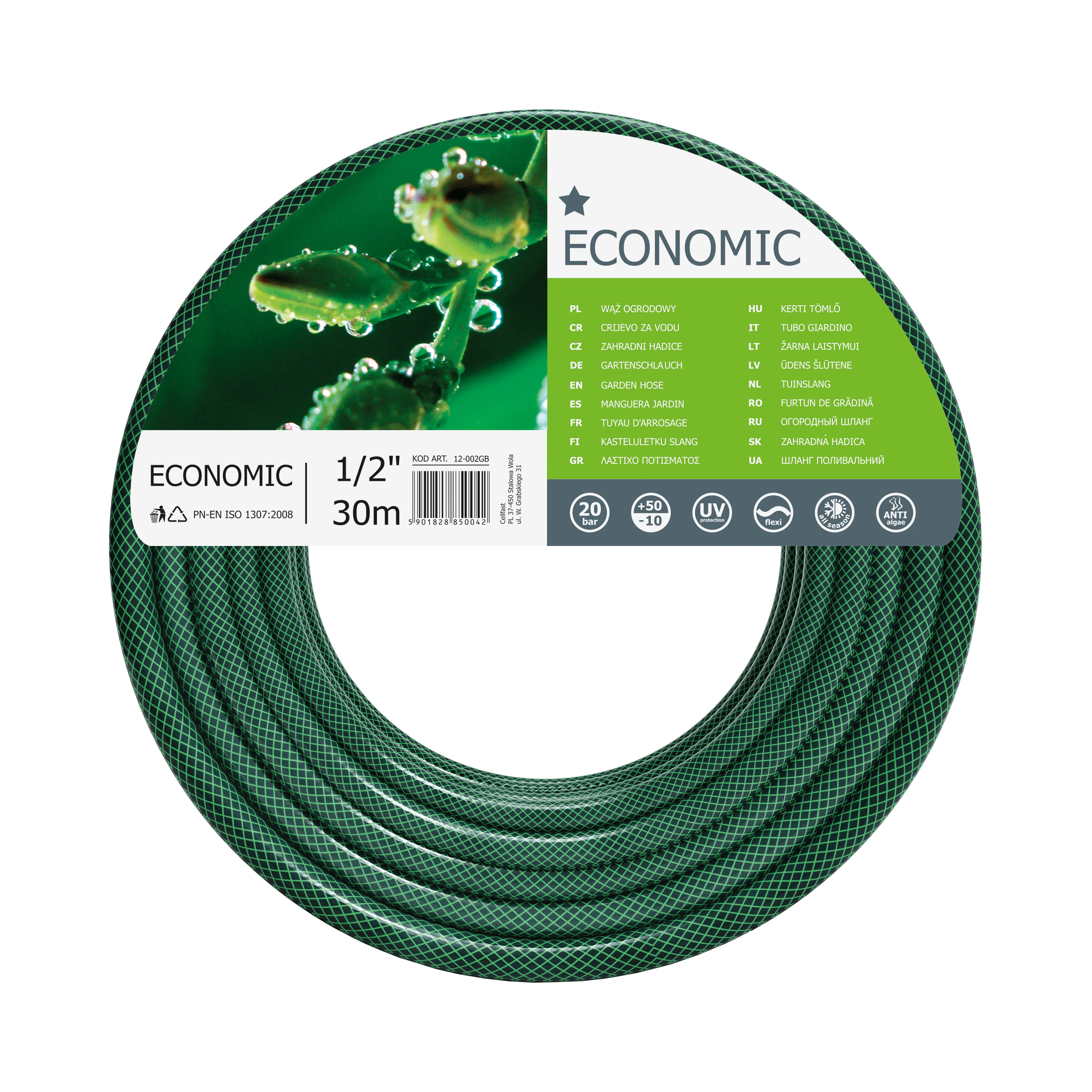 Gartenschlauch Economic 30 m 13 mm (1/2")