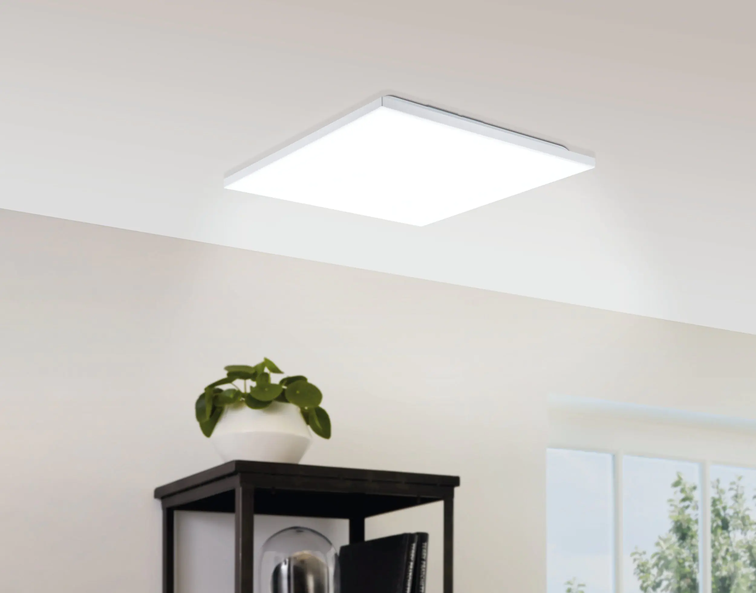 Eglo LED Deckenleuchte Calemar neutralweiß 43,7 x 43,7cm Eglo LED Deckenleuchte Calemar neutralweiß 43,7 x 43,7cm