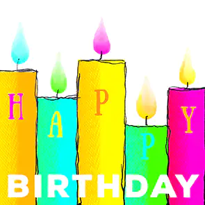 Servietten Happy Birthday Kerzen 33 x 33 cm 20 Stück Servietten Happy Birthday Kerzen 33 x 33 cm 20 Stück