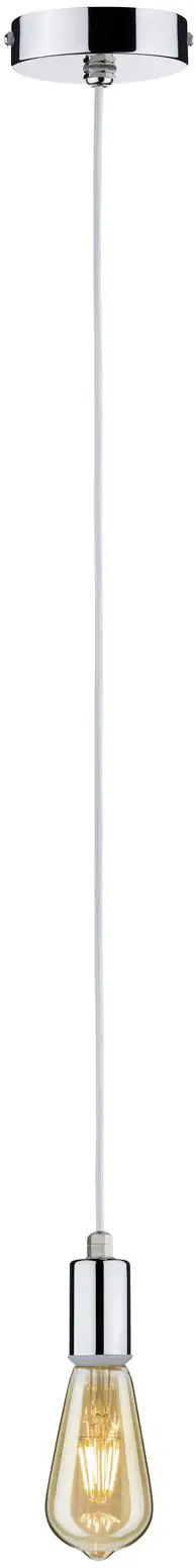 Paulmann Pendelleuchte Larus chrom Ø 11 cm E 27, max. 60 W, dimmbar