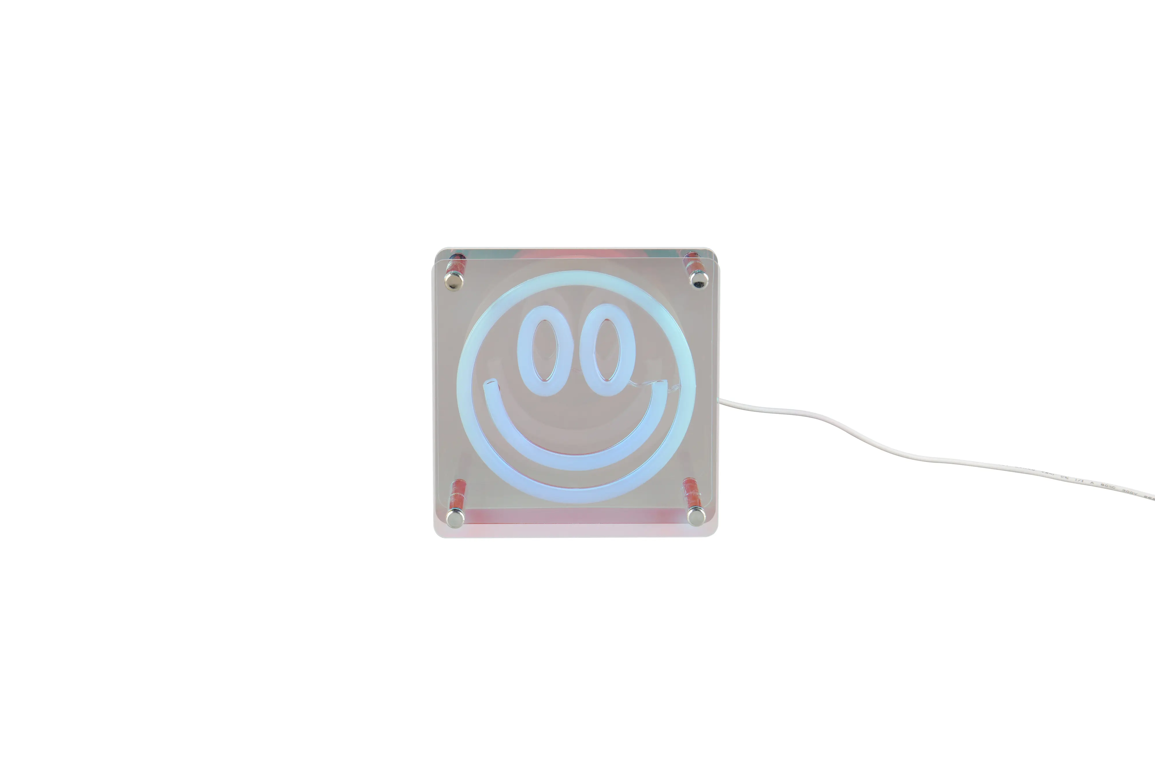 Reality LED-Tischleuchte Anelli Fun 14,5 x 14,5 cm weiß/transparent irisierend