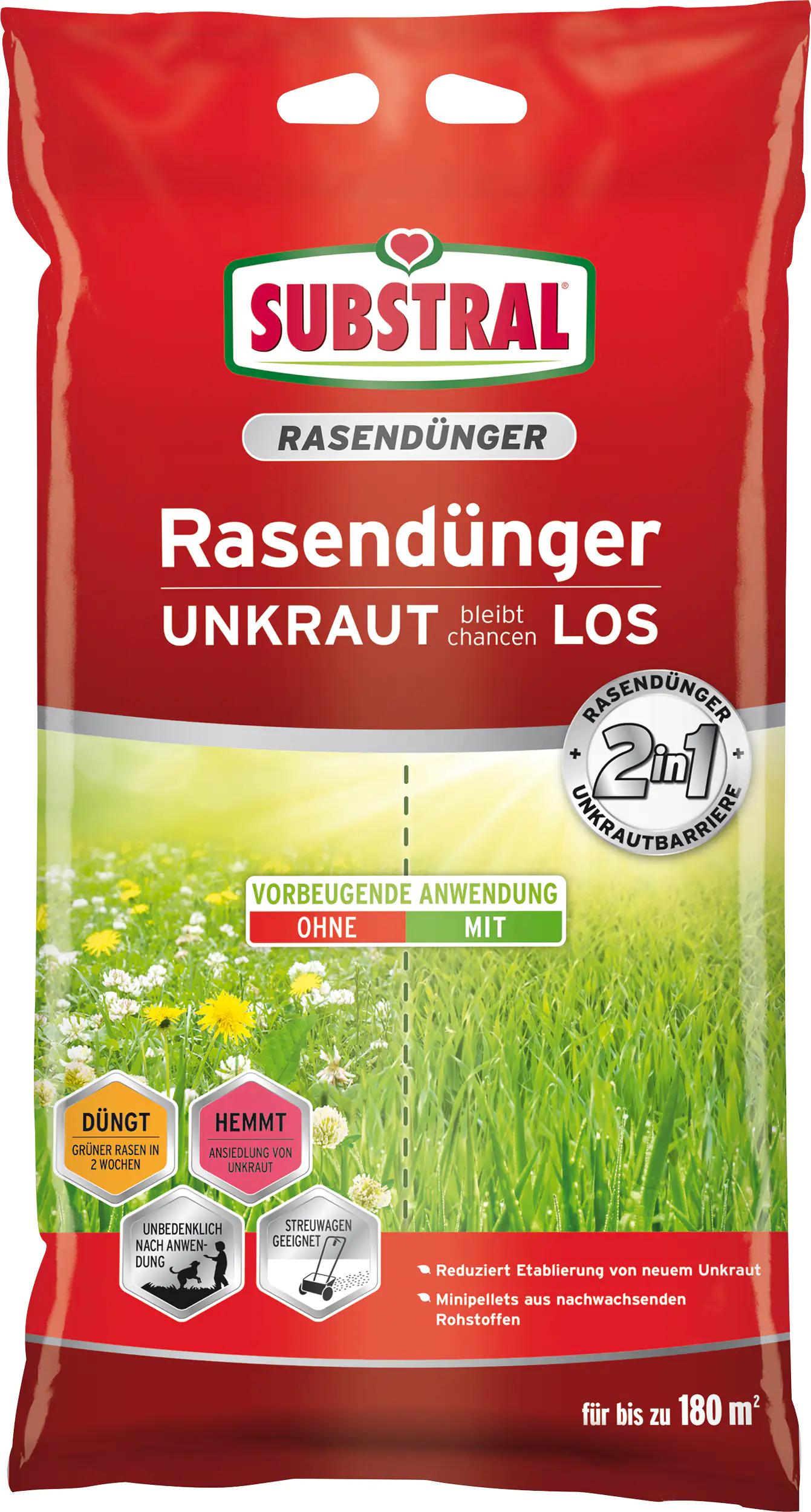 4062700682173 Substral Rasendünger mit Unkrautverdränger 9,1 kg