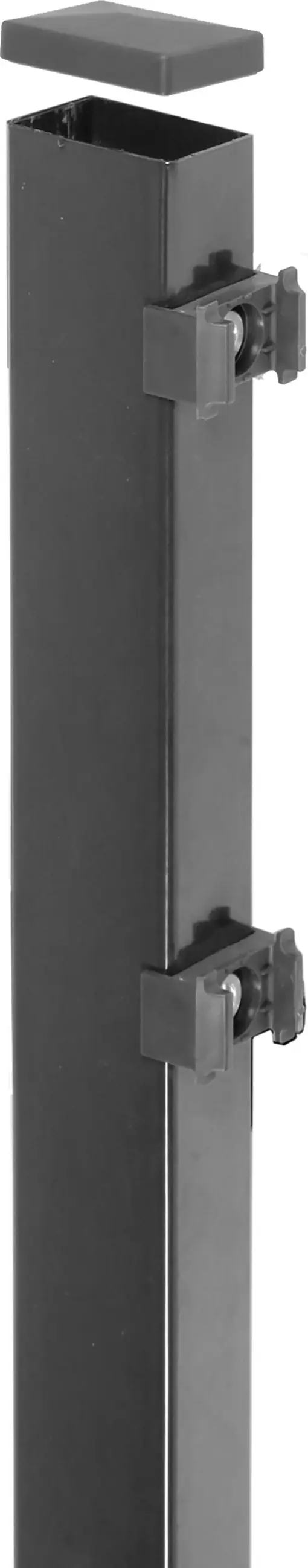 Floraworld Pfostenverlängerung 35 x 6 x 5 cm anthrazit