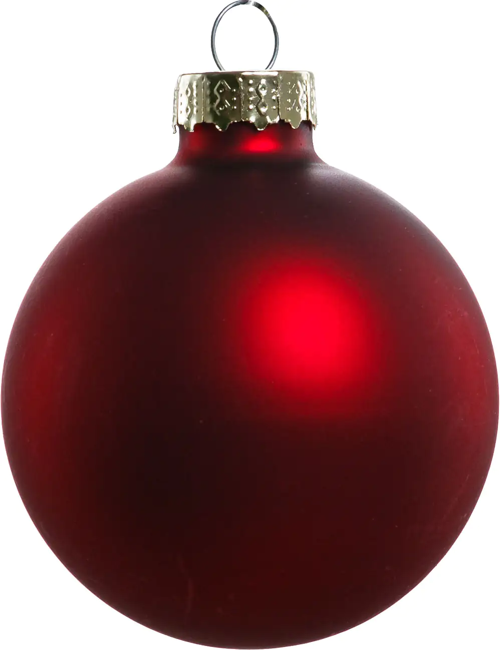 2076601538998_03 TrendLine Weihnachtskugeln aus Glas Ø 6 cm ochsenblut 20 Stück