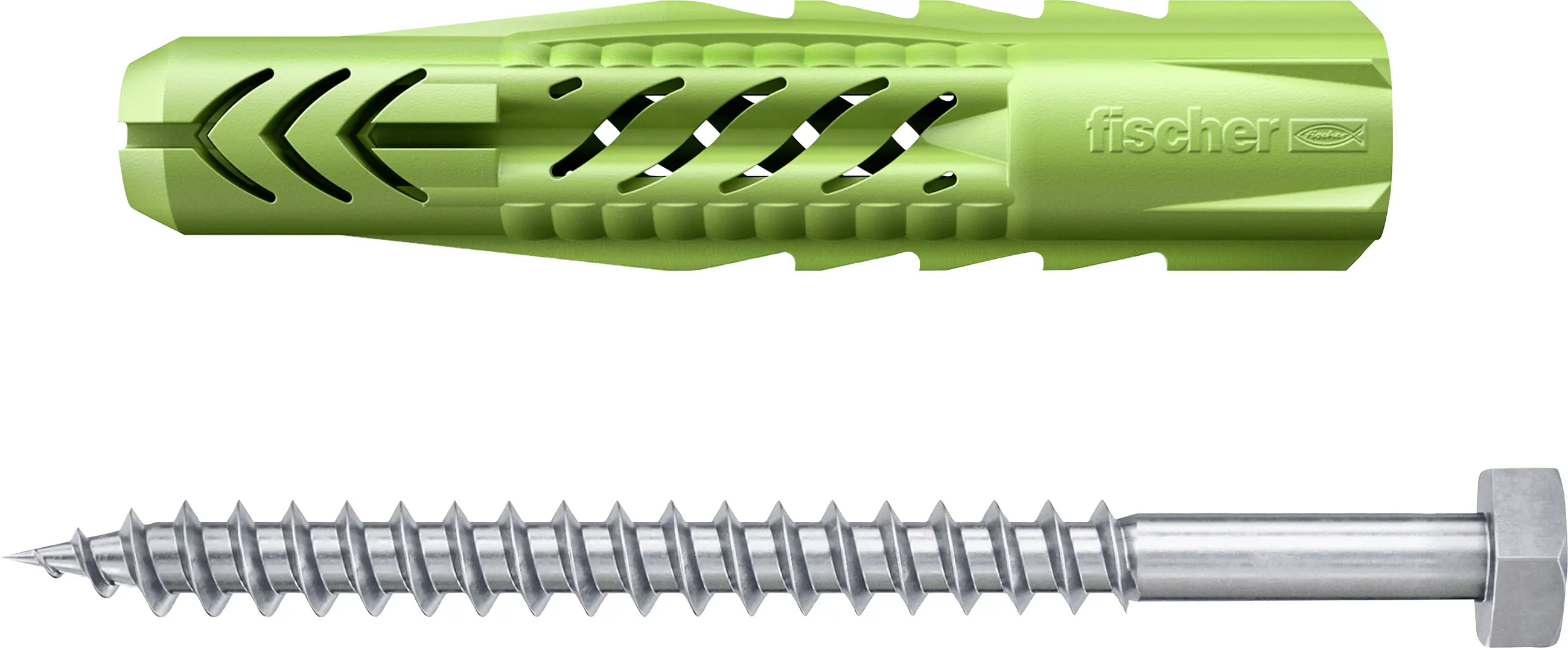 Fischer Universaldübel UX Green S 12 x 70 mm mit Schraube - 2 Stück