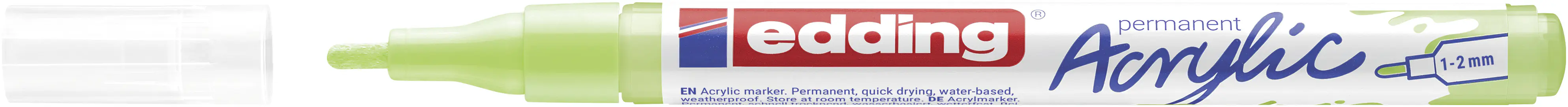 edding 5300 Acrylmarker fein pastellgrün 1 - 2 mm
