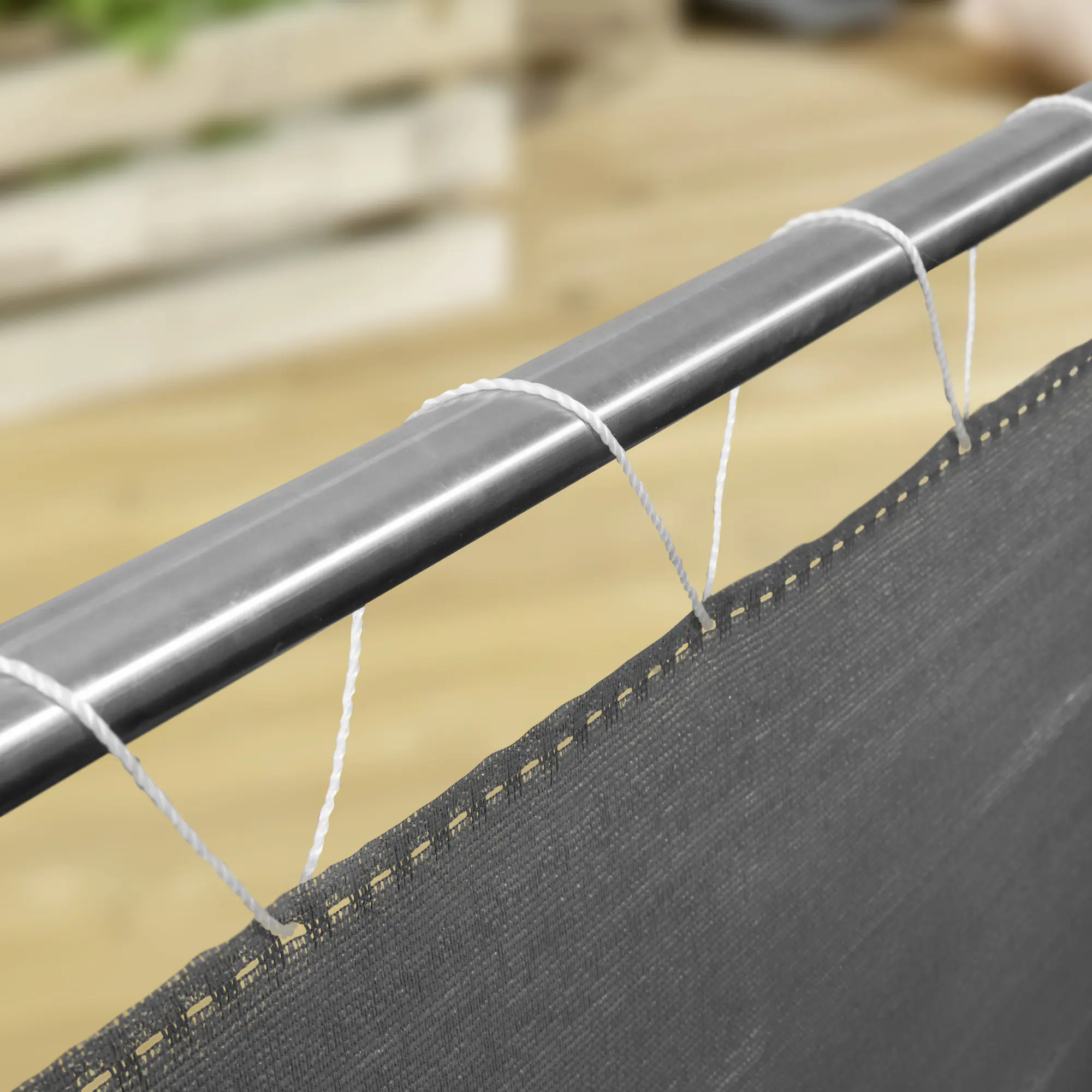Windhager Balkonsichtschutz Sylt 0,9 x 5 m uni-grau Windhager Balkonsichtschutz Sylt 0,9 x 5 m uni-grau