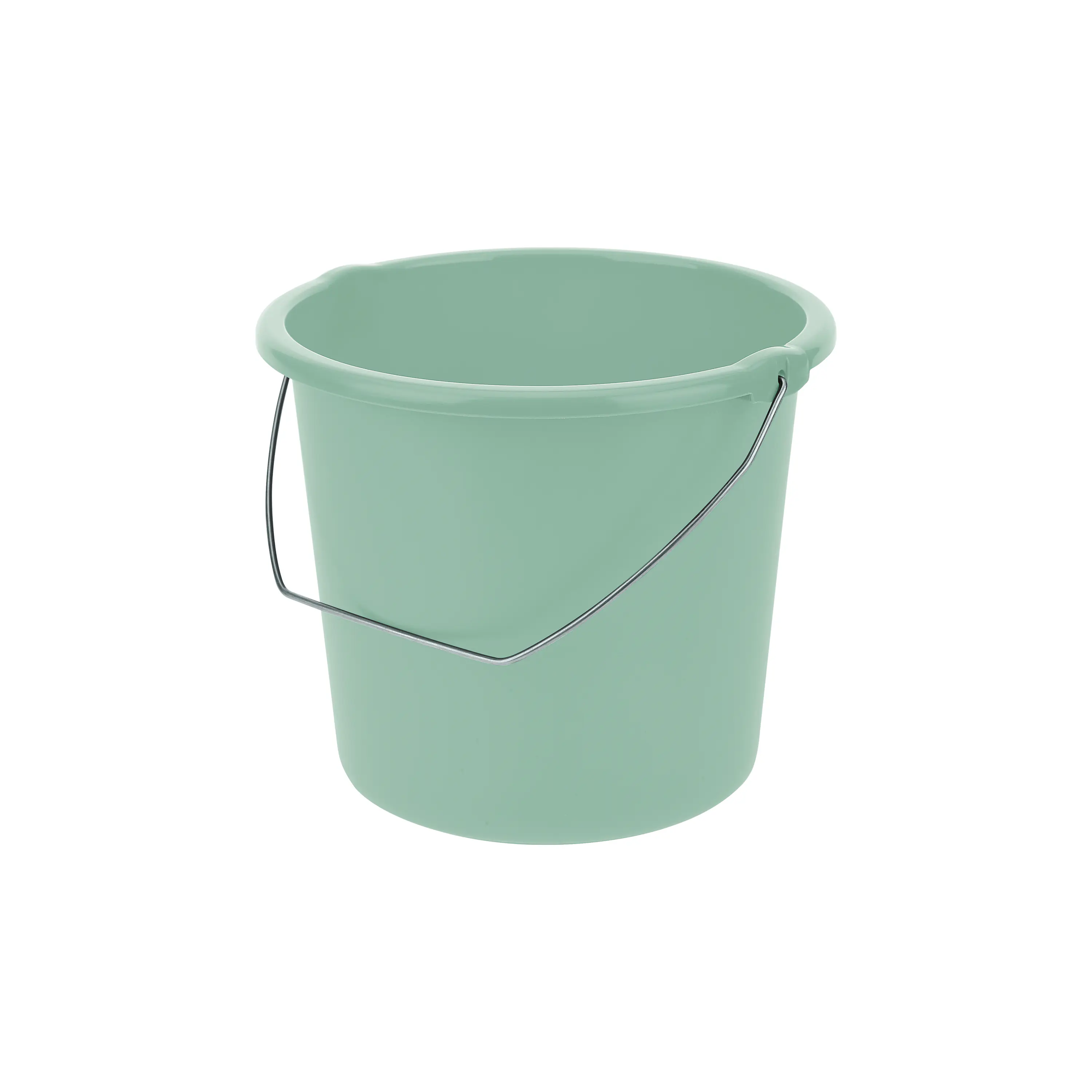 Tontarelli Eimer mit Metallbügel 5 L salbeigrün