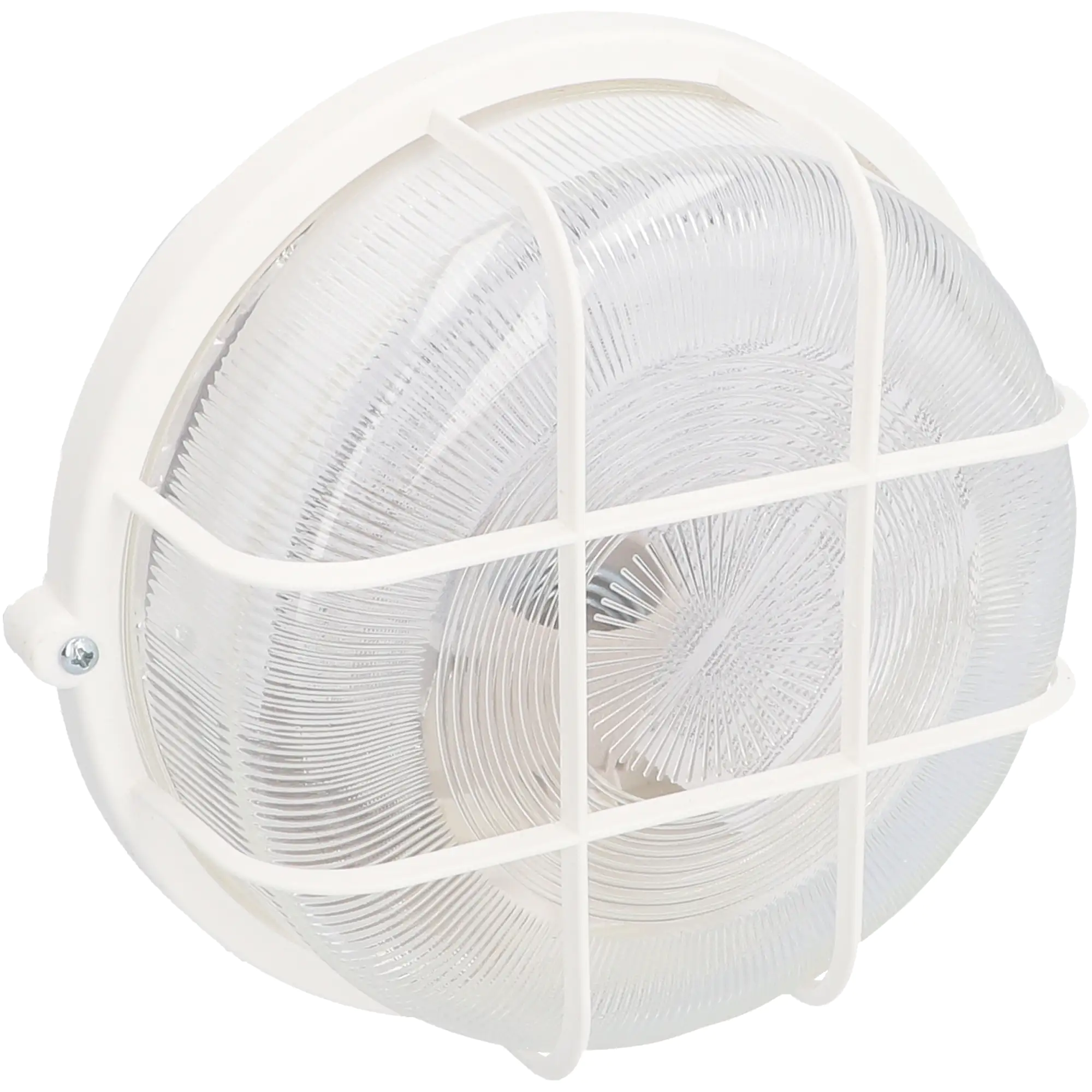Rundleuchte 100 Watt PVC-Korb weiß Rundleuchte 100 Watt PVC-Korb weiß