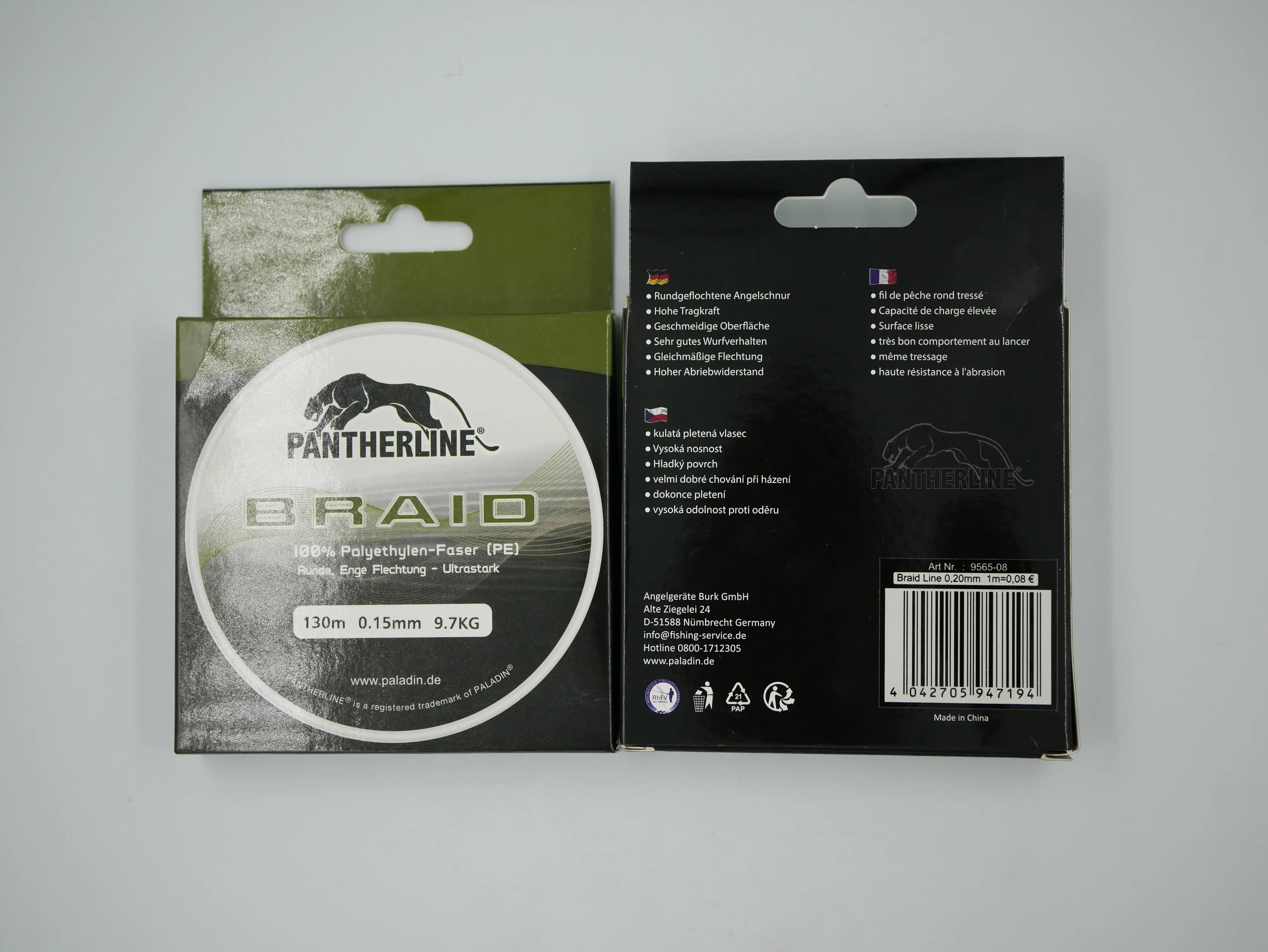 Paladin Angelschnur 0,20 mm 130 m dunkelgrün