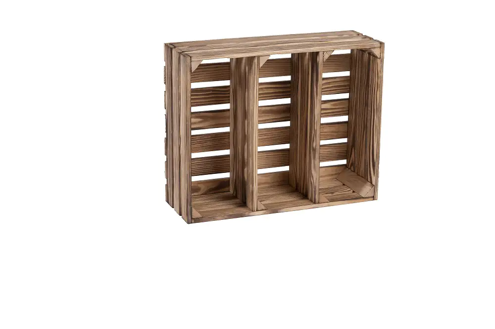 Weinkiste als Kräuter- und Gewürzregal natur / geflammt, 40 x 50 x 15 cm Weinkiste als Kräuter- und Gewürzregal natur / geflammt, 40 x 50 x 15 cm