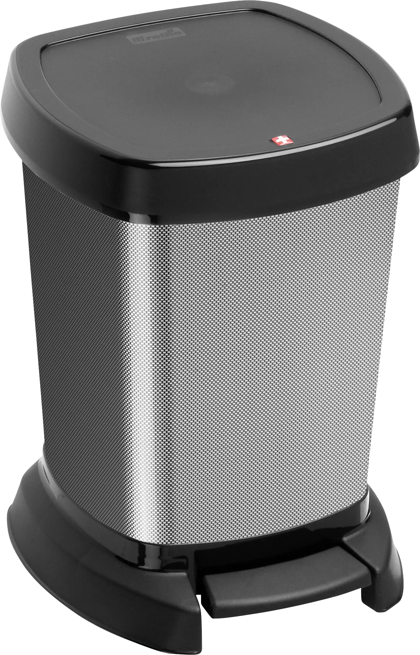 Rotho Kosmetikeimer Paso carbon 6 L
