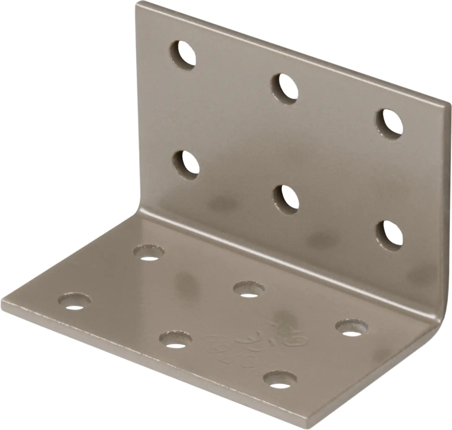 Alberts Duravis Lochplattenwinkel perlbeige, 40 x 40 x 60 mm
