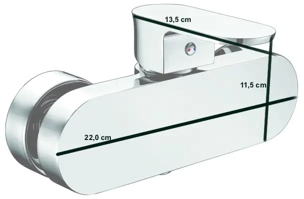 Primaster Duscharmatur Moskau verchromt