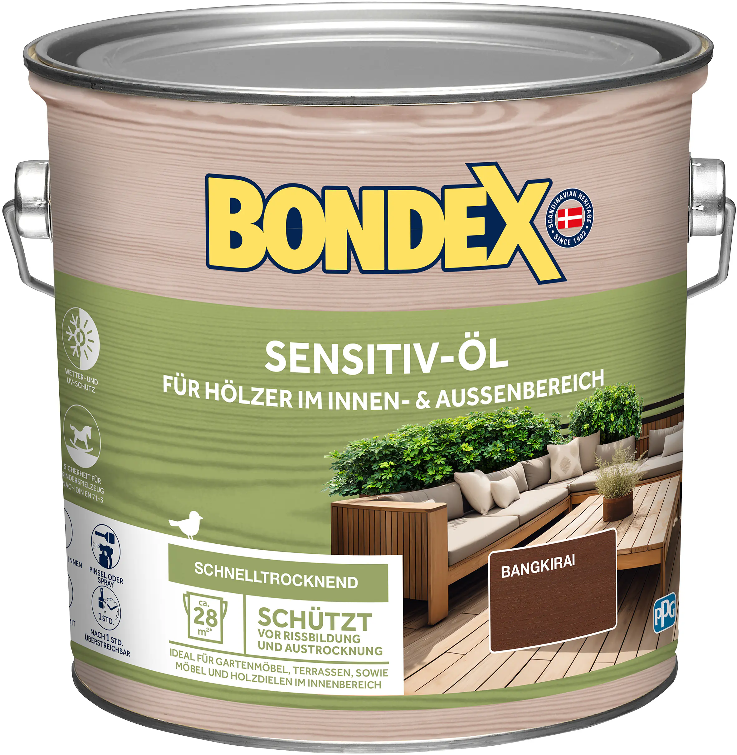 Bondex Wetterschutzöl 2,5 L Bangkirai