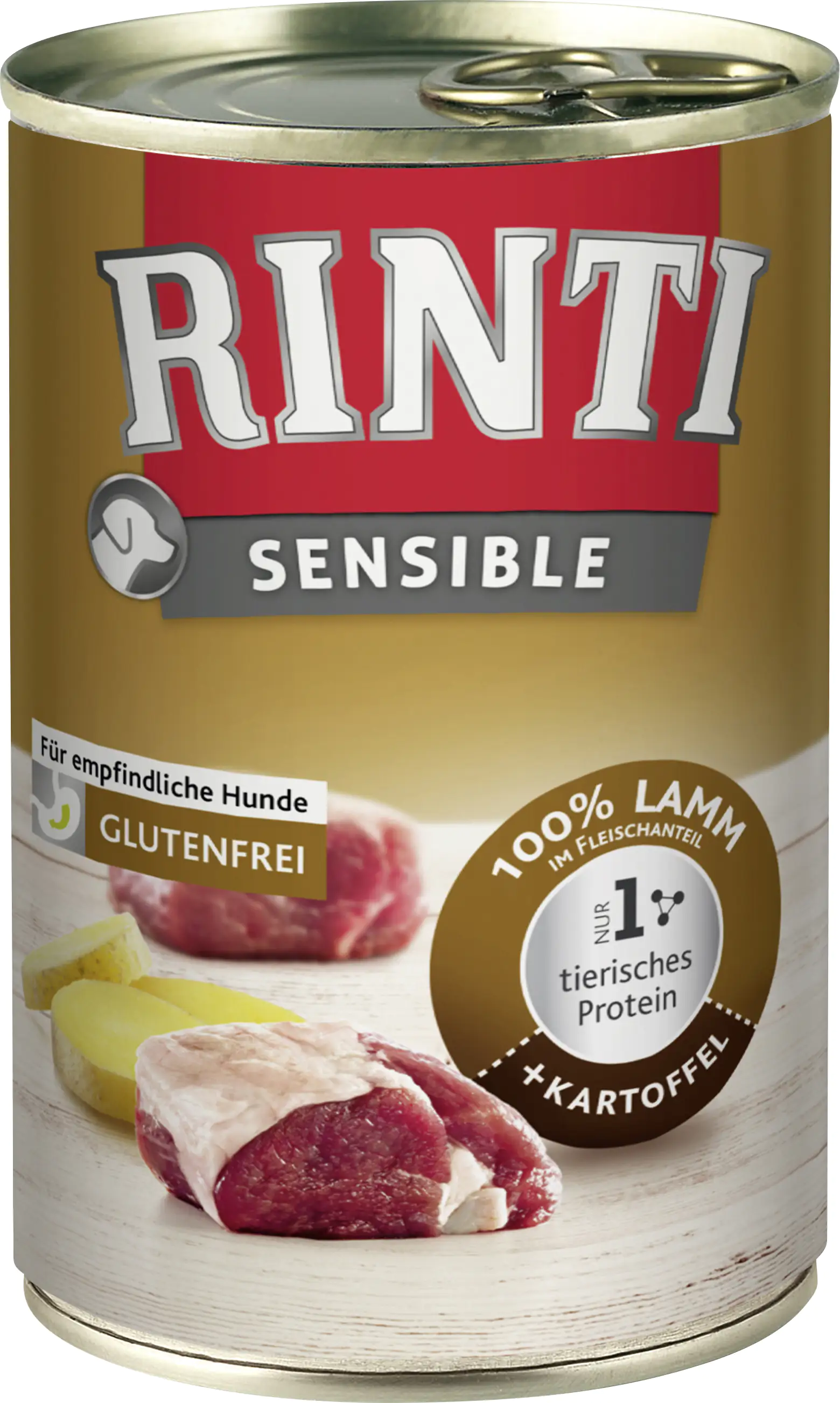 Rinti Sensible Hundenassfutter Adult 400 g Lamm & Kartoffel