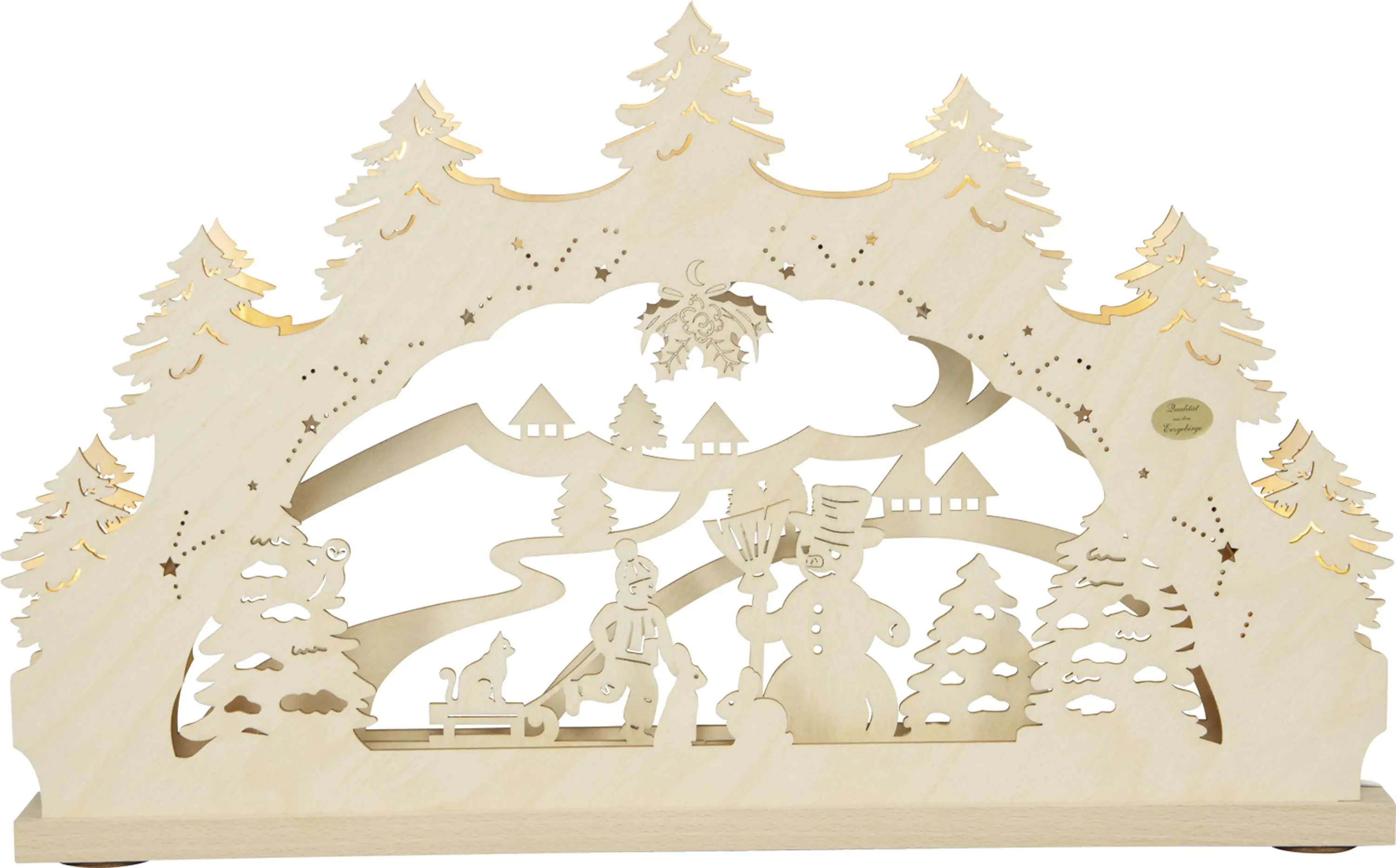 Saico Lichterbogen 3D Winterwald 52 x 32 x 4,5 cm Saico Lichterbogen 3D Winterwald 52 x 32 x 4,5 cm
