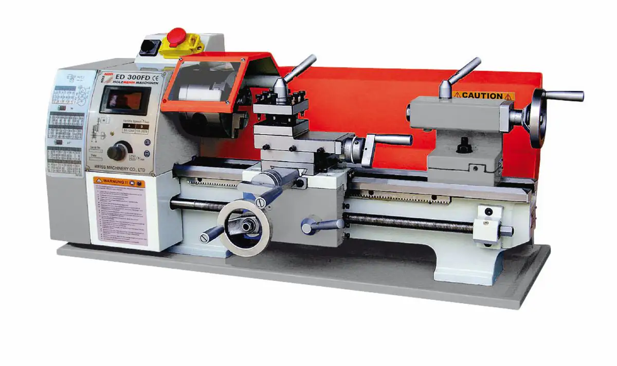 Holzmann Tischdrehmaschine ED300FD_230V Rechts-Linkslauf schaltbar