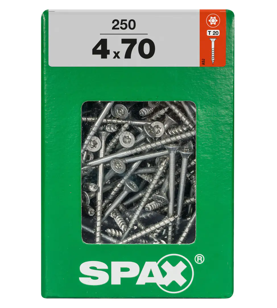 Spax Universalschrauben 4.0 x 70 mm TX 20 - 250 Stk.
