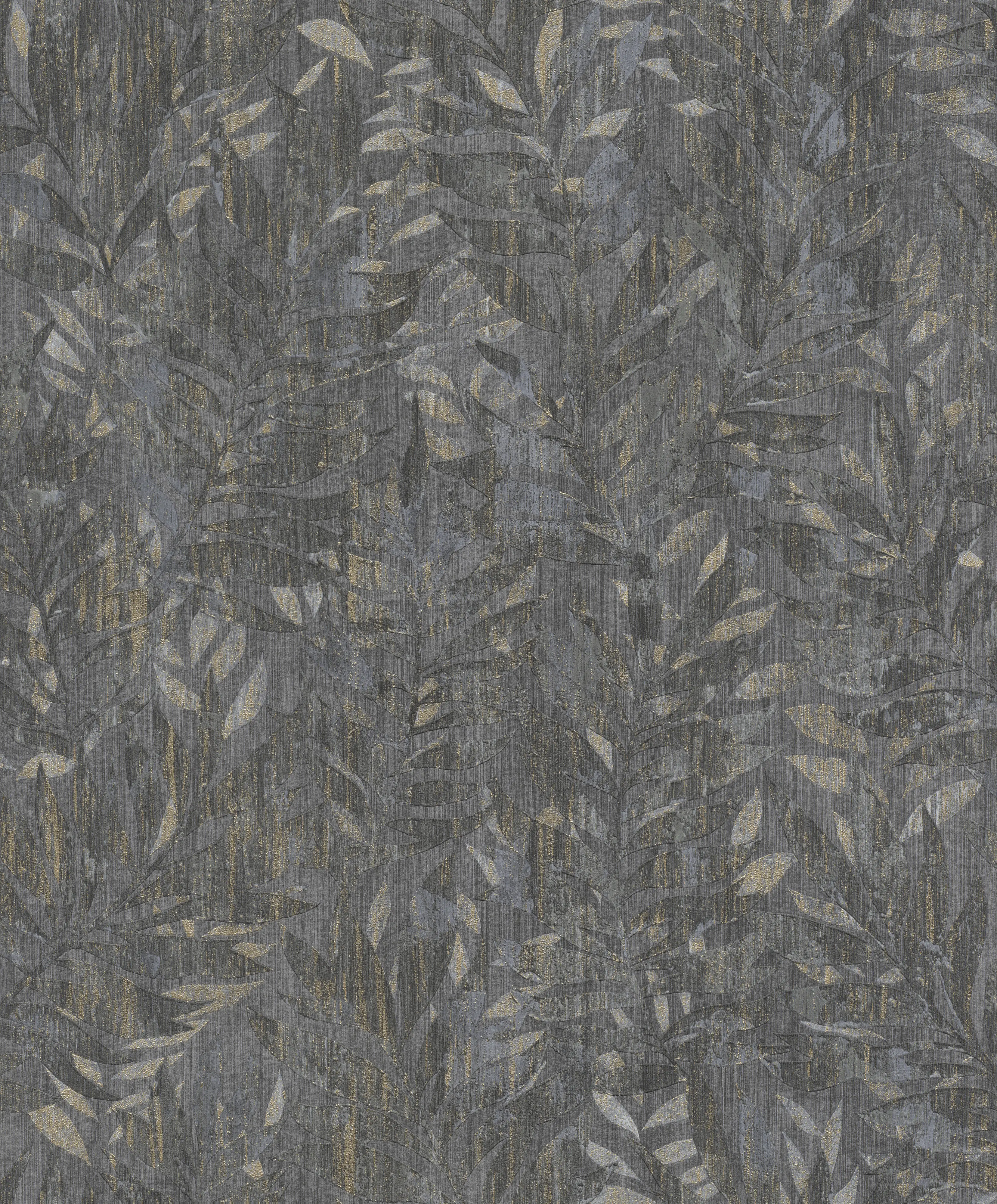 Rasch Vliestapete 561289 BARBARA home Collection III farn blau-gold, 10,05 x 0,53 m