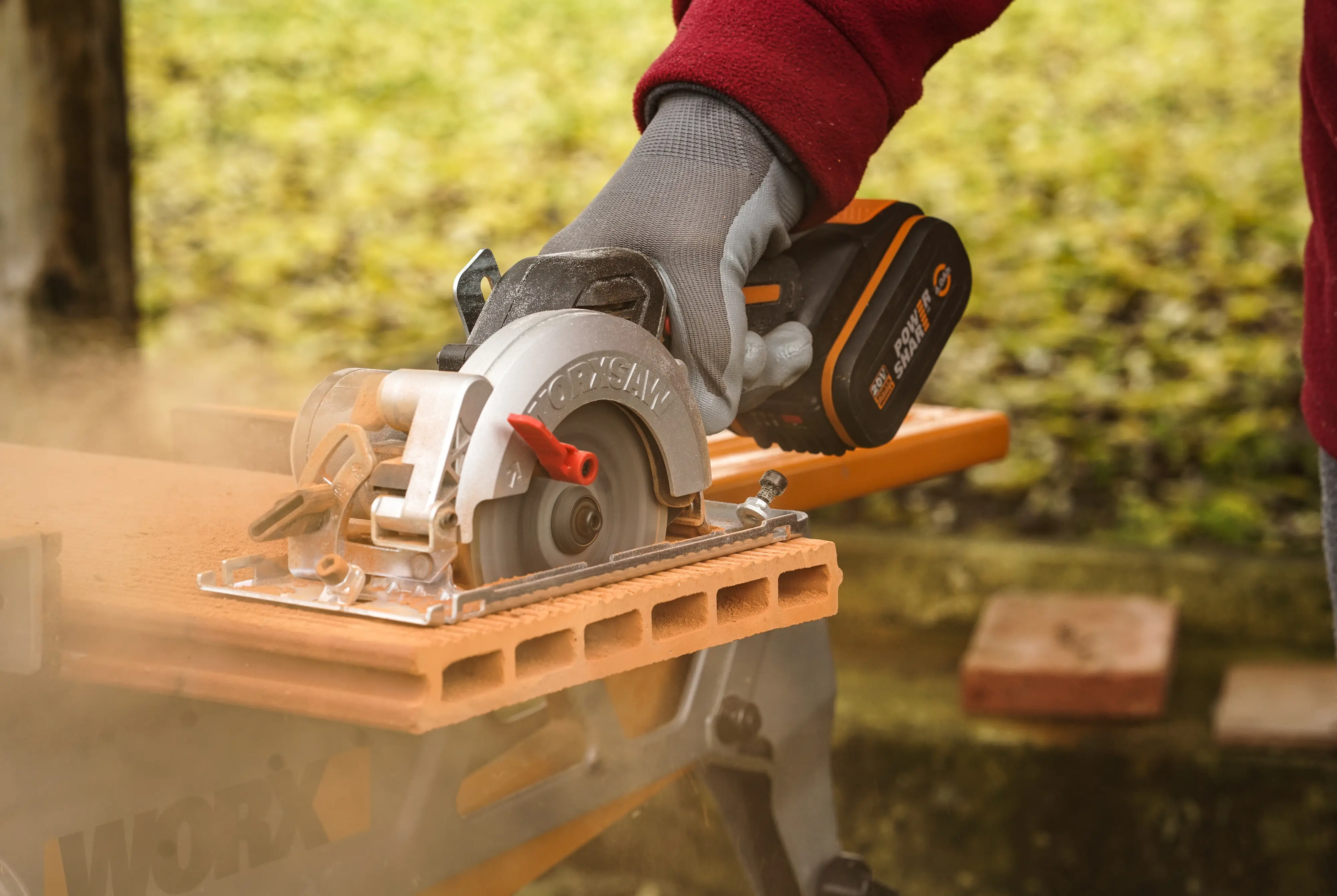 Worx Akku Kreissäge WX531 20 V inkl. 2 Ah Akku & Ladegerät