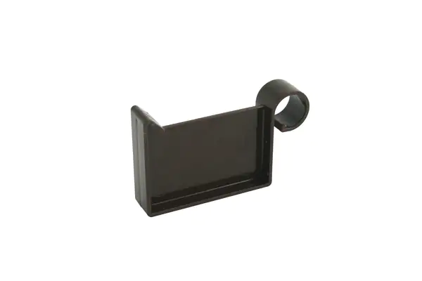 Marley Rinnen-Endstück NW 70 mm, für links und rechts, Kastenform, braun