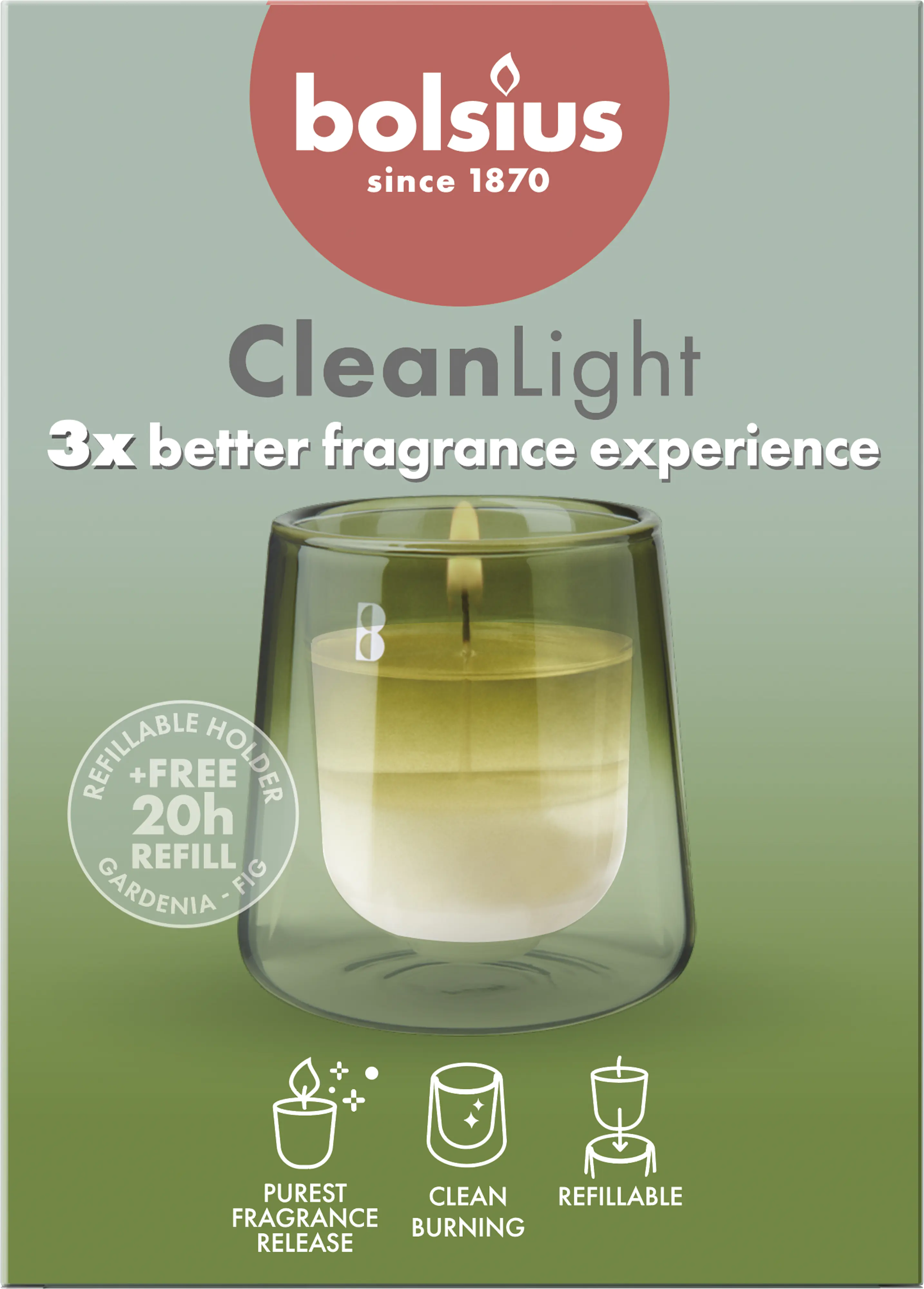 Bolsius Cleanlight Starterkit Gardenia & Feige Bolsius Cleanlight Starterkit Gardenia & Feige