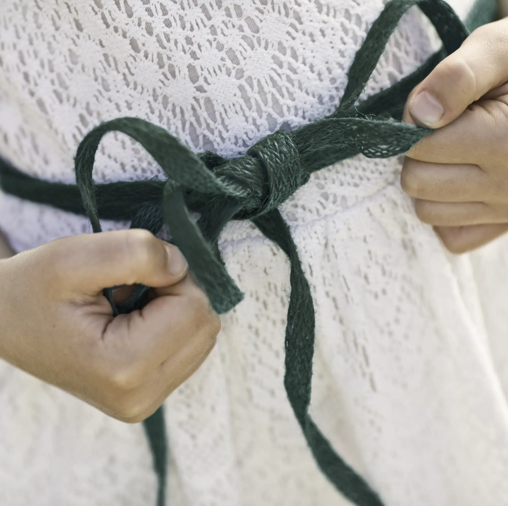 Windhager Jute Deko Band 1 cm x 20 m grün