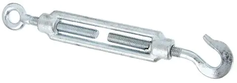 Alberts Spannschloss Ø 8 mm 16,5 cm mit Haken und Öse verzinkt Alberts Spannschloss Ø 8 mm 16,5 cm mit Haken und Öse verzinkt