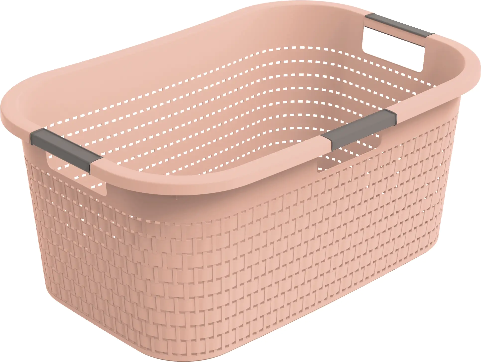 Rotho Wäschekorb Country, 40 l linnea pink