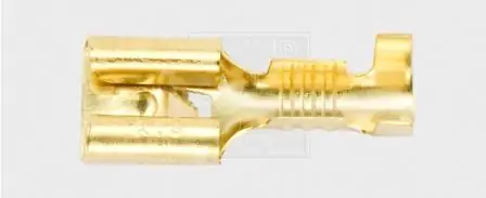 SWG Flachsteckhülse mit Rastnase 1,5-2,5 mm² 6,3x0,8 unisoliert