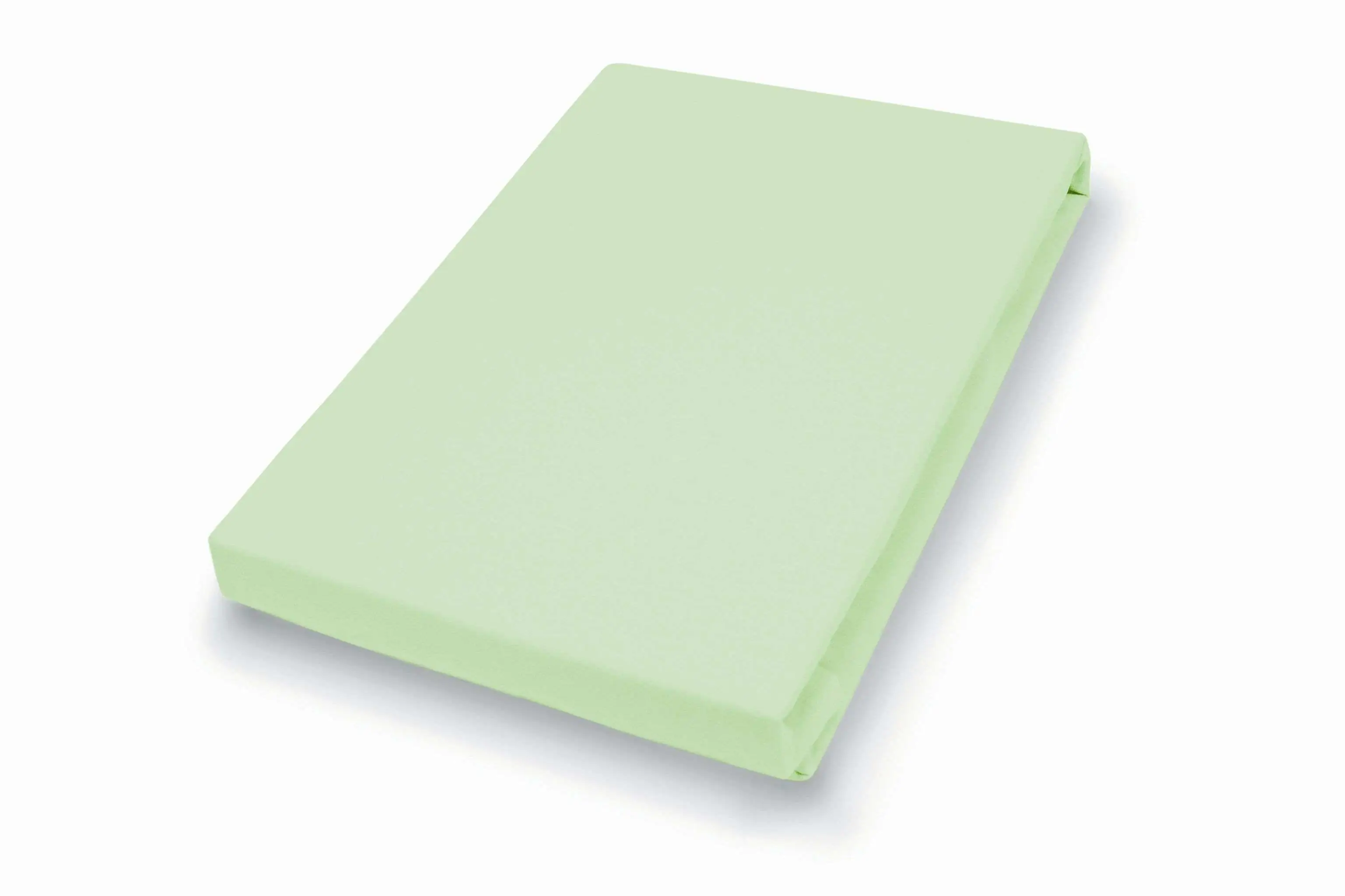 Vario Flausch-Spannbetttuch limone, 150 x 200 cm