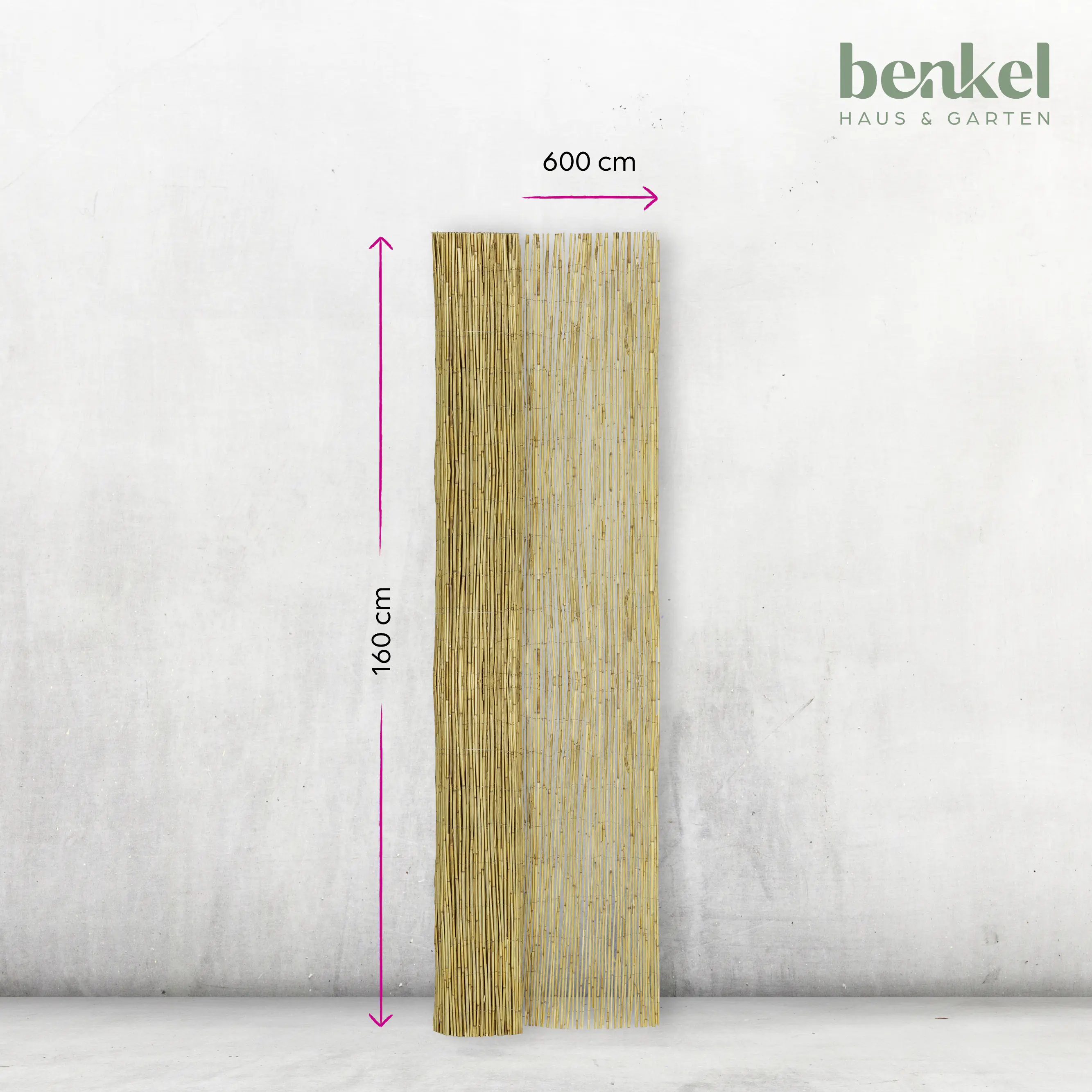 Schilfrohrmatte 1,6 x 6 m Schilfrohrmatte 1,6 x 6 m