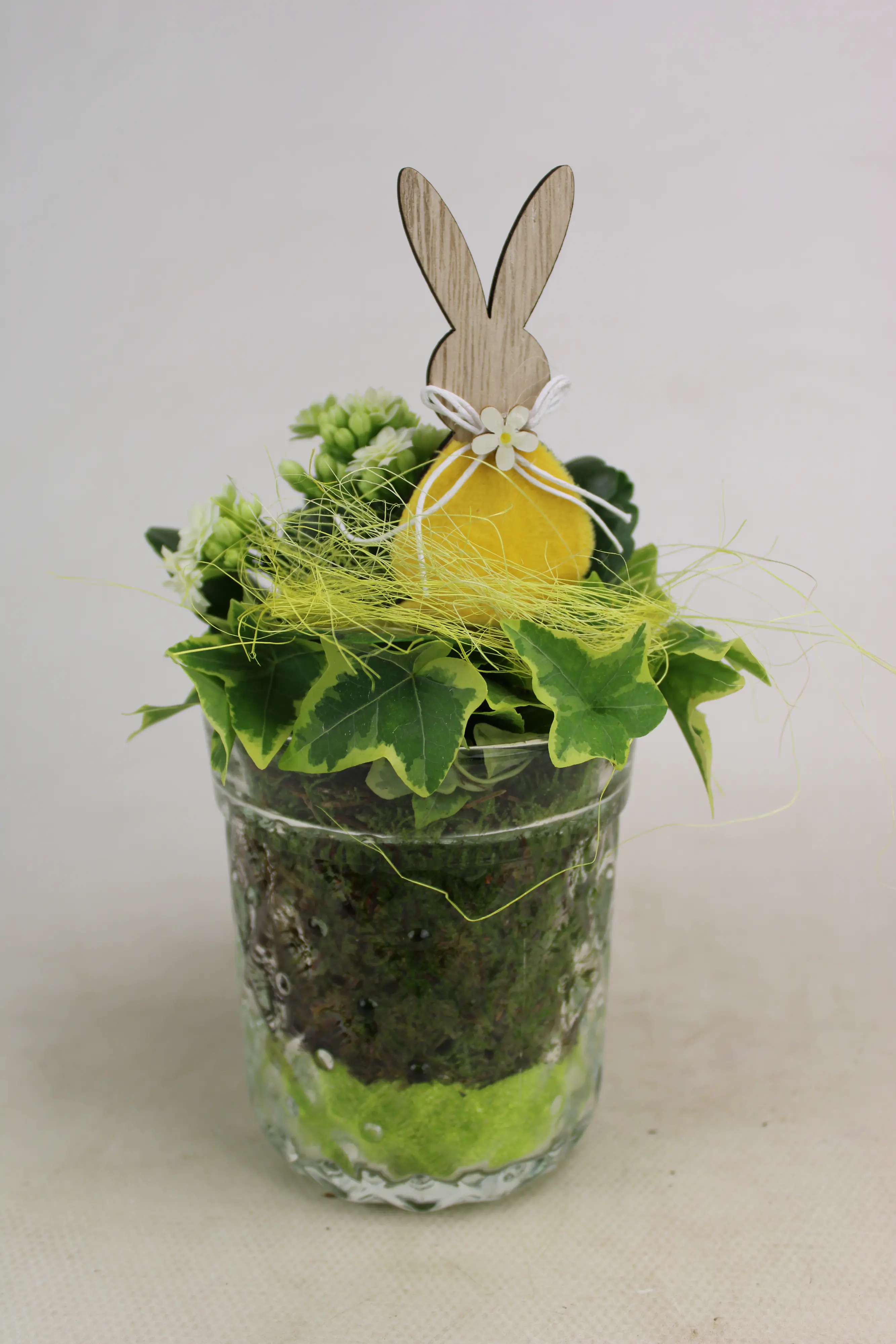 Arrangement Indoor Zinkbecher bepflanzt 10 cm